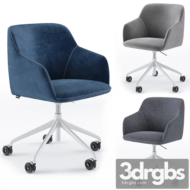Elle Office Chair Calligaris 3D Model Free