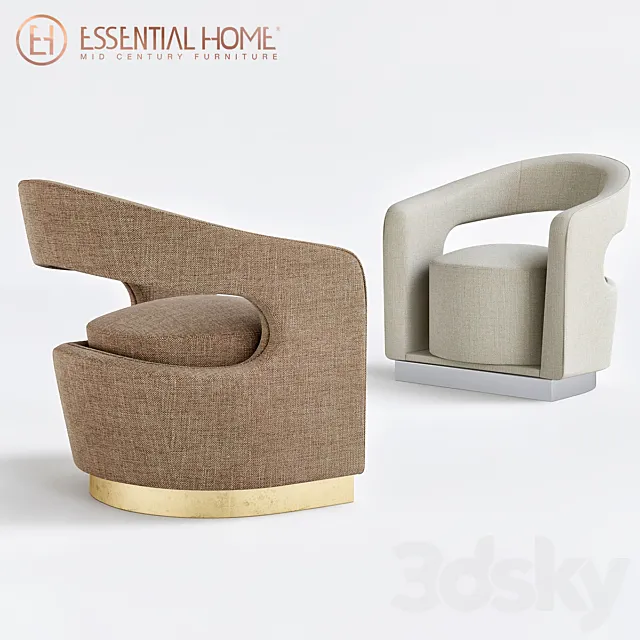 Ellen Armchair 3D Model