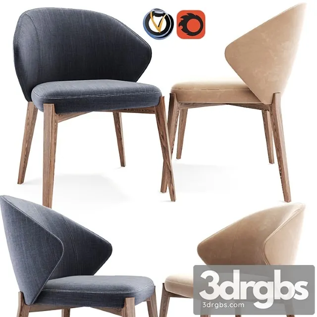 Ellen Dining Chair Astele 2 3D Model Free