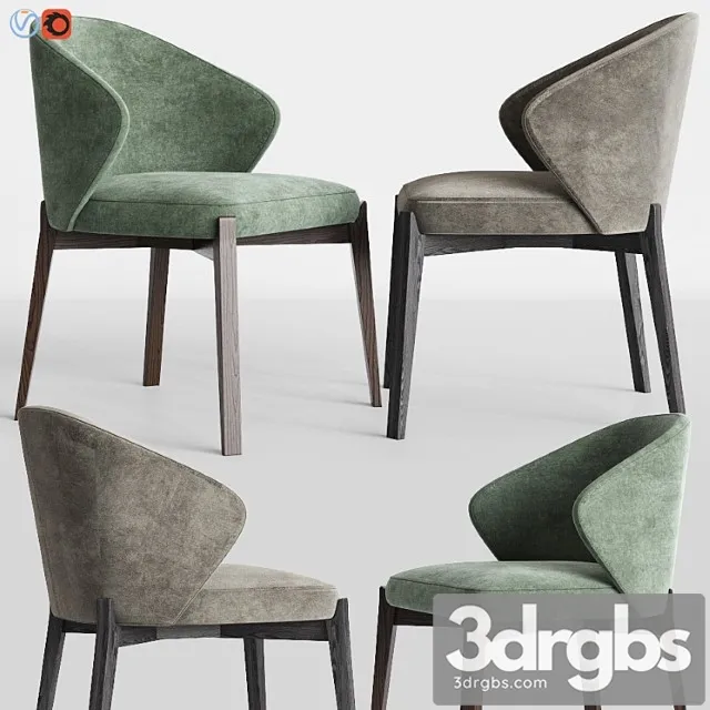 Ellen dining chair astele 3 3D Model Free