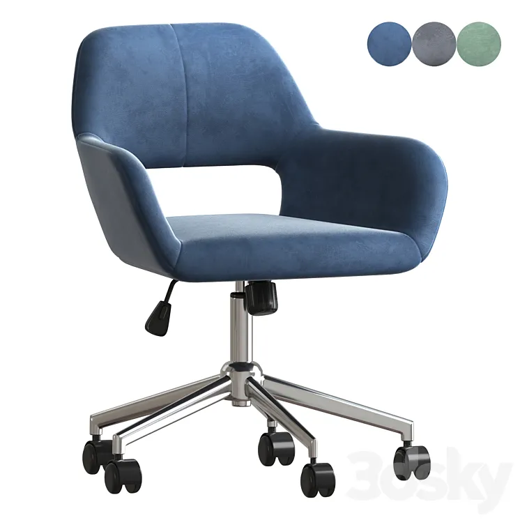 Elliana Armchair by Etta Avenue 3D Model Free