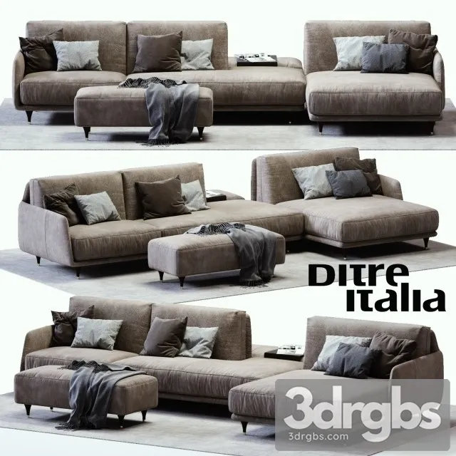 Elliot Sofa 01 3D Model Free