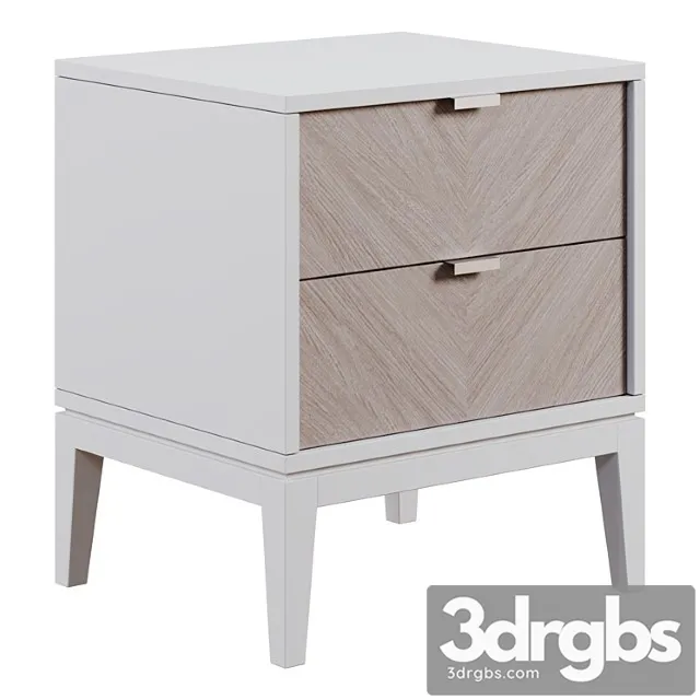 Ellipse Fjord Nightstand 3D Model Free