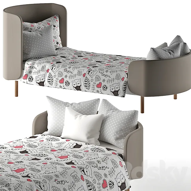 Ellipse Kidi soft bed 3D Model