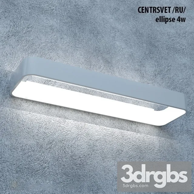 Ellipse Wall Light 3D Model Free