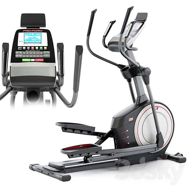 Elliptical trainer ProForm Endurance 520 E. Ellipse 3D Model