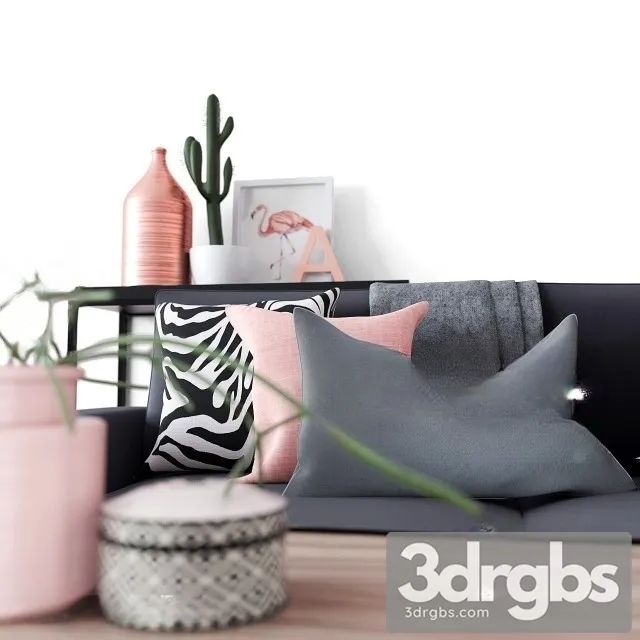 Ellos Decor Set 3D Model Free