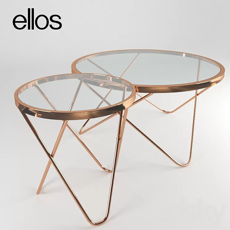Ellos home coffee table melissa 45 3D Model