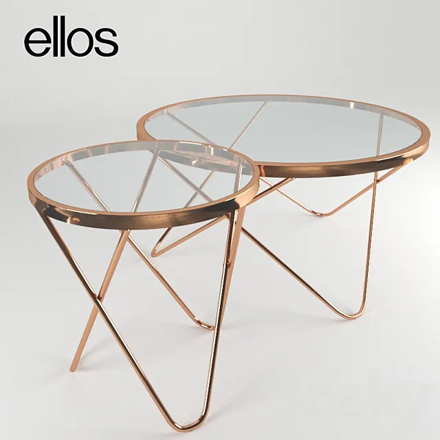 Ellos home coffee table melissa 45 3DModel