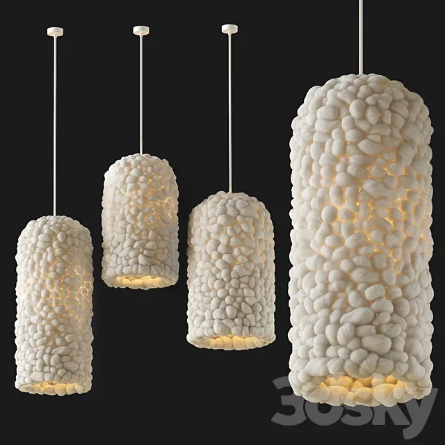 Elongated lamp by Helen Loom 3DModel