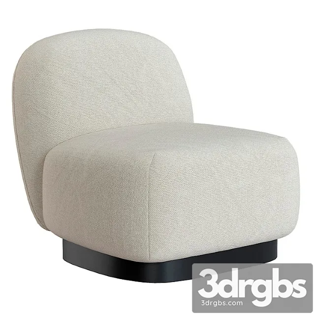 Elsie cream white armchair