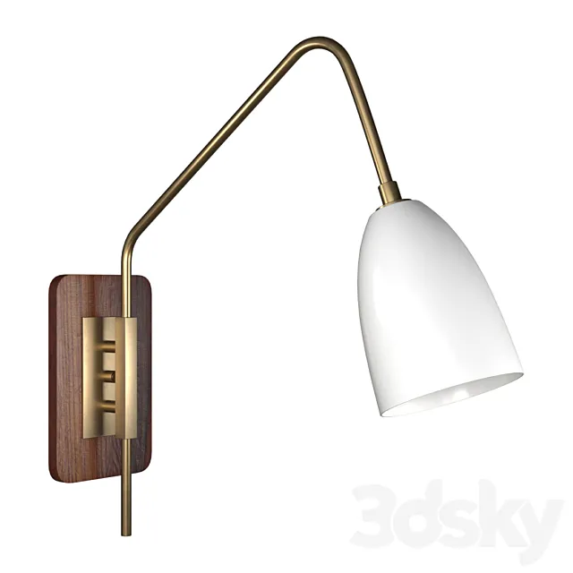 Elska Wall Mount Lamp by Blueprint Lighting Sconce 3D Model