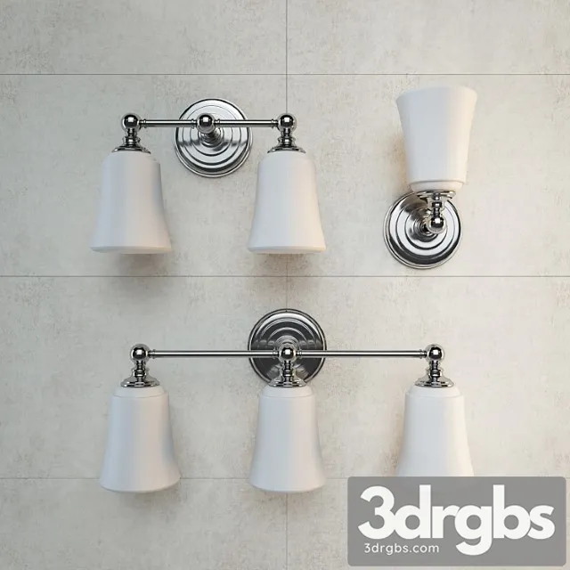 Elstead Feiss Huguenot Lake Perry 3D Model Free