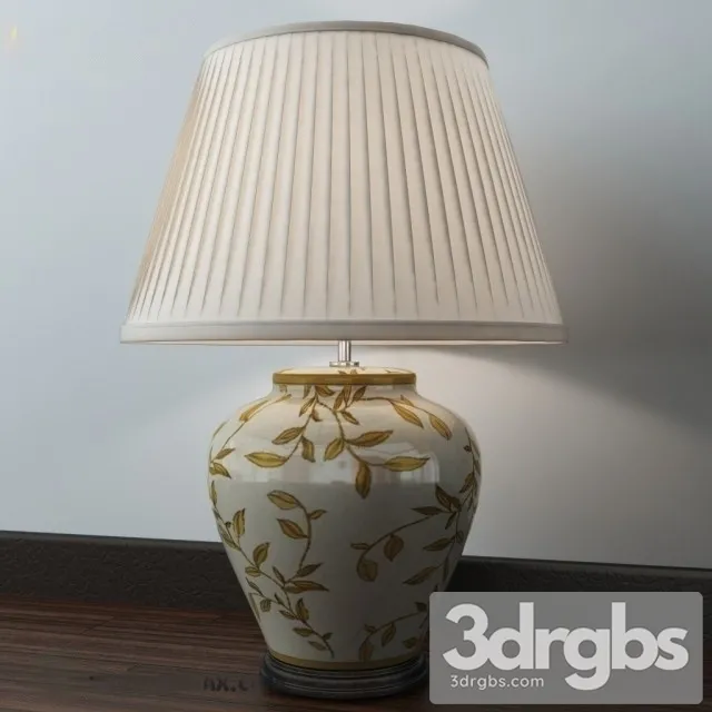 Elstead Leaves Brown Gold 3D Model Free