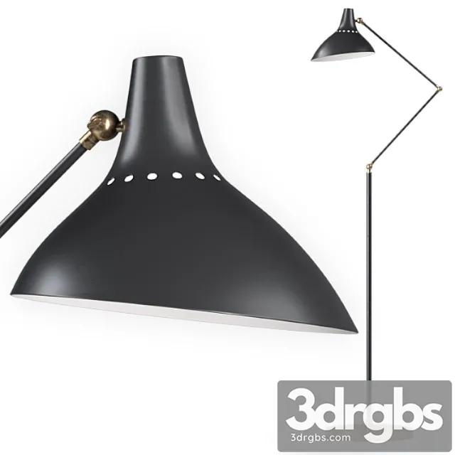 Elte charlton floor lamp 3D Model Free