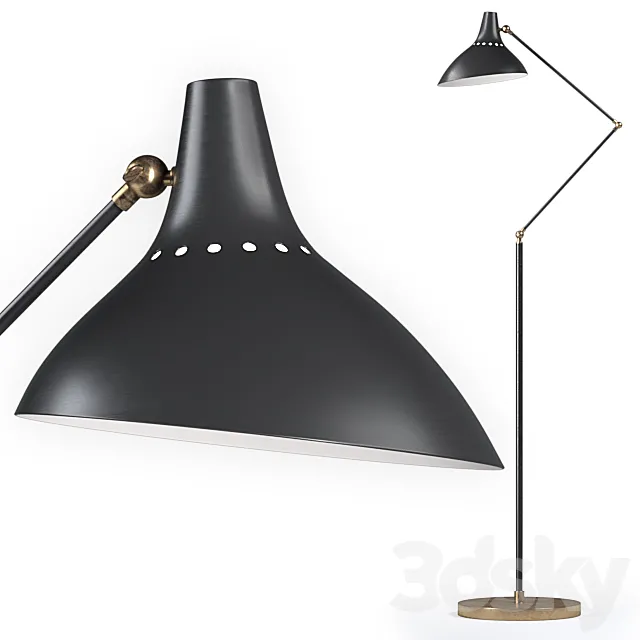 ELTE CHARLTON FLOOR LAMP 3D Model