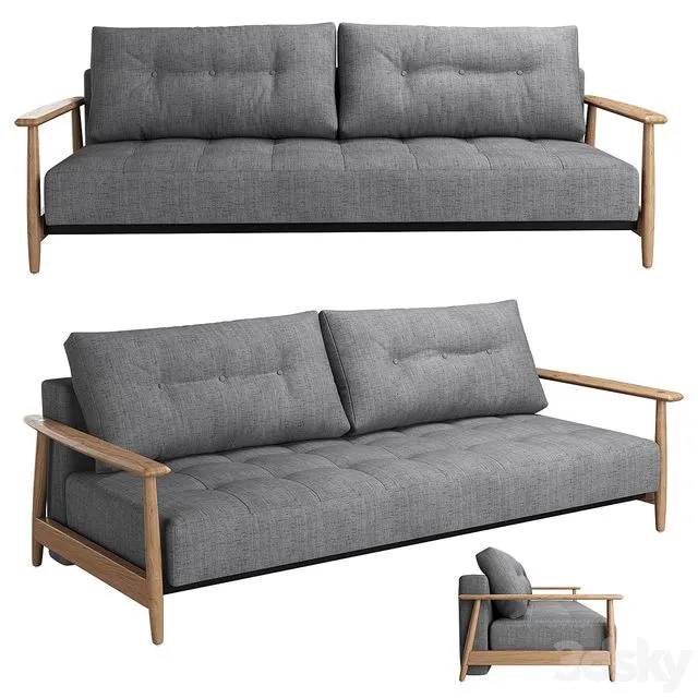 Eluma Deluxe Button Sofa 3D Model