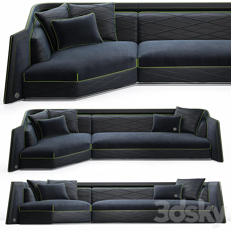 Elve luxury sofa Free Download
