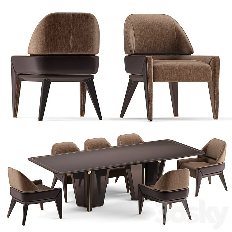 Elve table and chairs Free Download