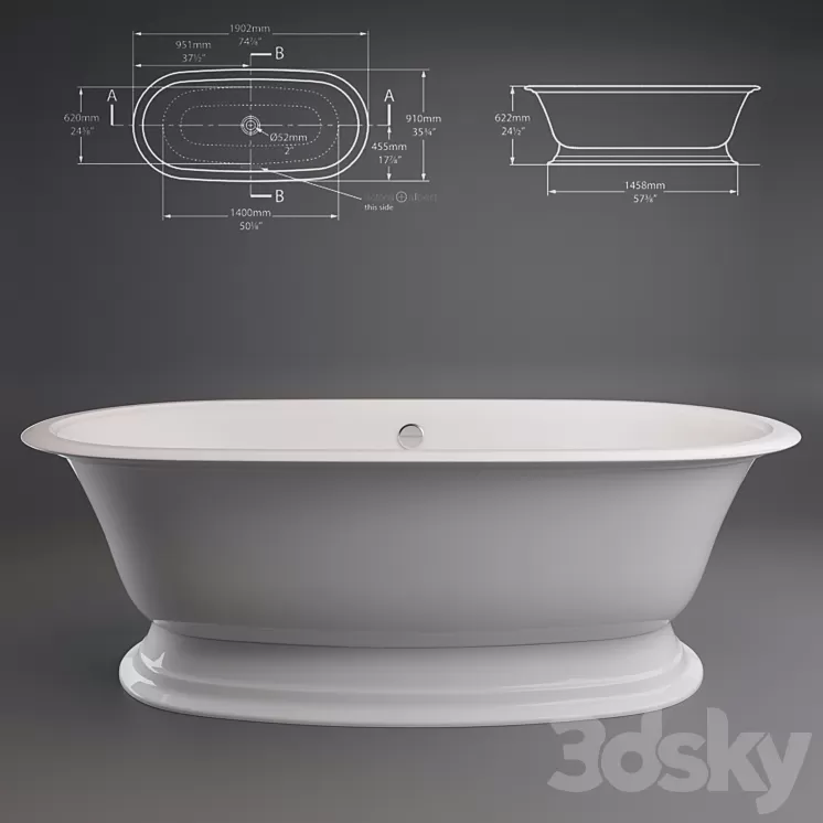 Elwick Victoria + Albert Baths 3D Model