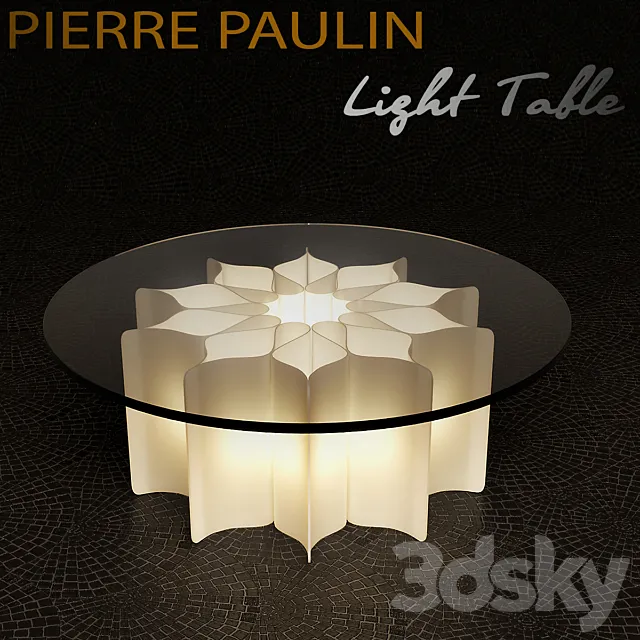 ELYSEE LIGHT TABLE BY PIERRE PAULIN Free Download