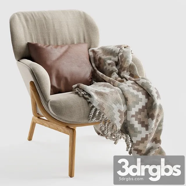 Elysia lounge chair 3D Model Free