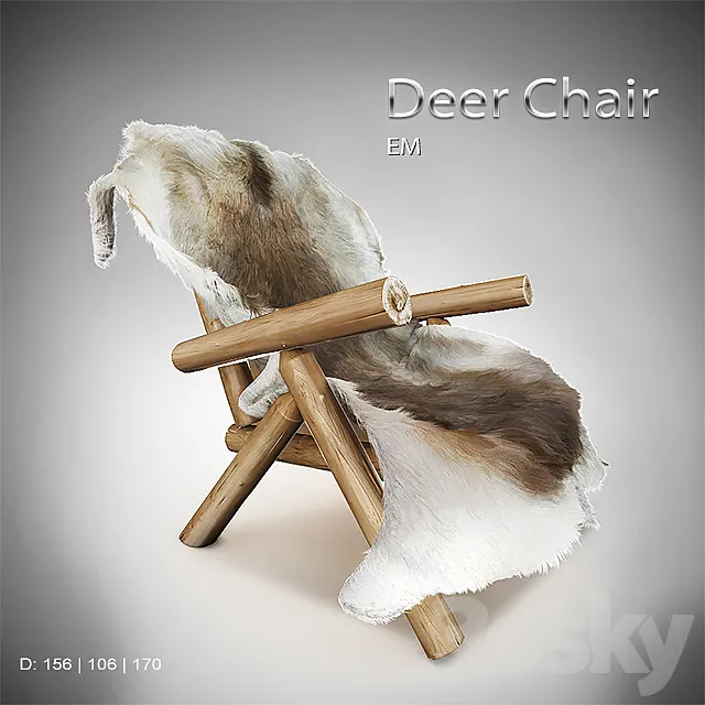 EM _ Deer Chair 3D Model