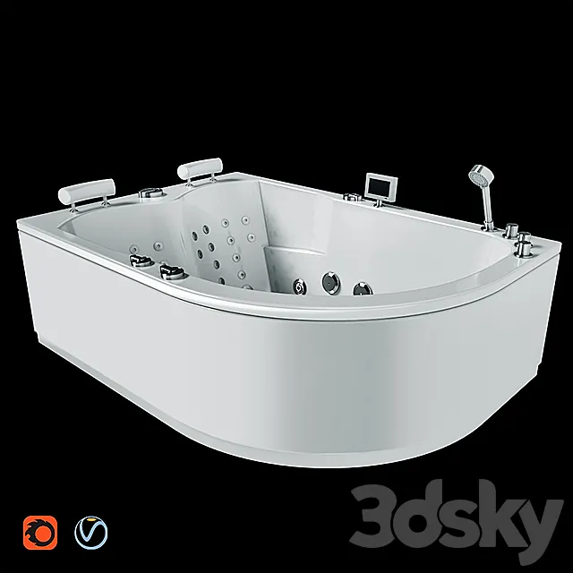 EM _ Hot Tub HW-004 3D Model