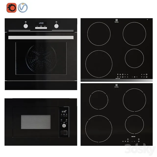 Embedded appliances Electrolux 3D Model