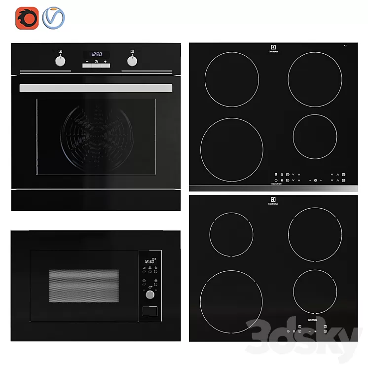 Embedded appliances Electrolux 3D Model