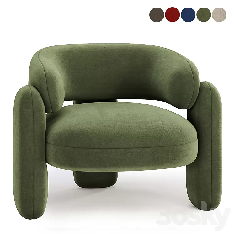 Embrace Armchair 3D Model Free