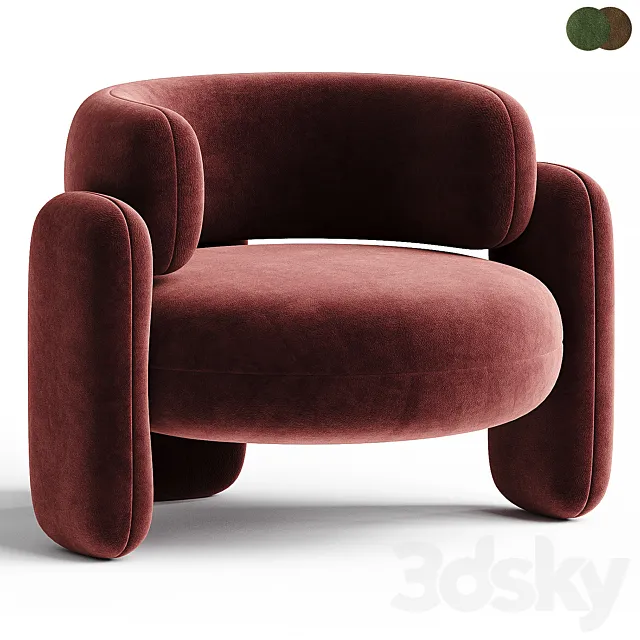 Embrace | Armchair By ROYAL STRANGER 3D Model