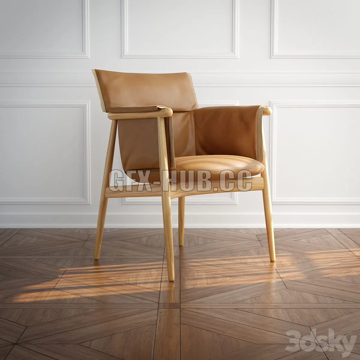 Embrace Chair Carl Hansen & Son 3D Model