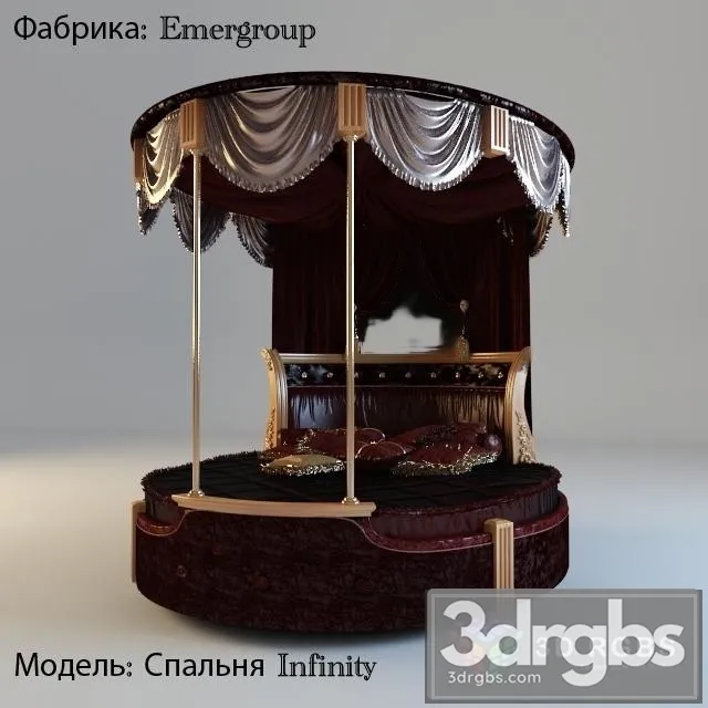 Emergroup Infinity Bed 3D Model Free