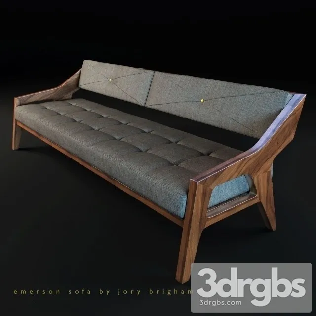 Emerson Sofa By Jory Brigham 3D Model Free