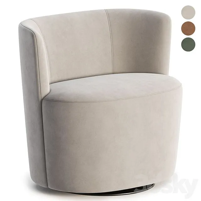 EMILY Easy chair By Verzelloni 3D Model
