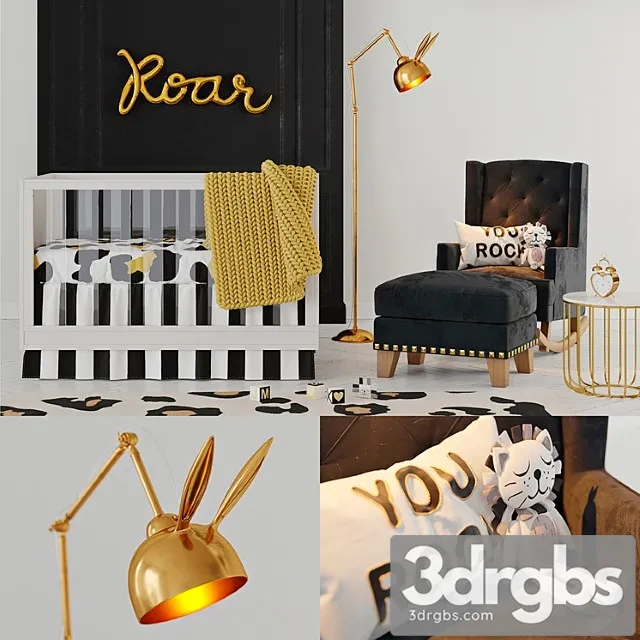 Emily Merritt Rock and Roar Nursery 3D Model Free