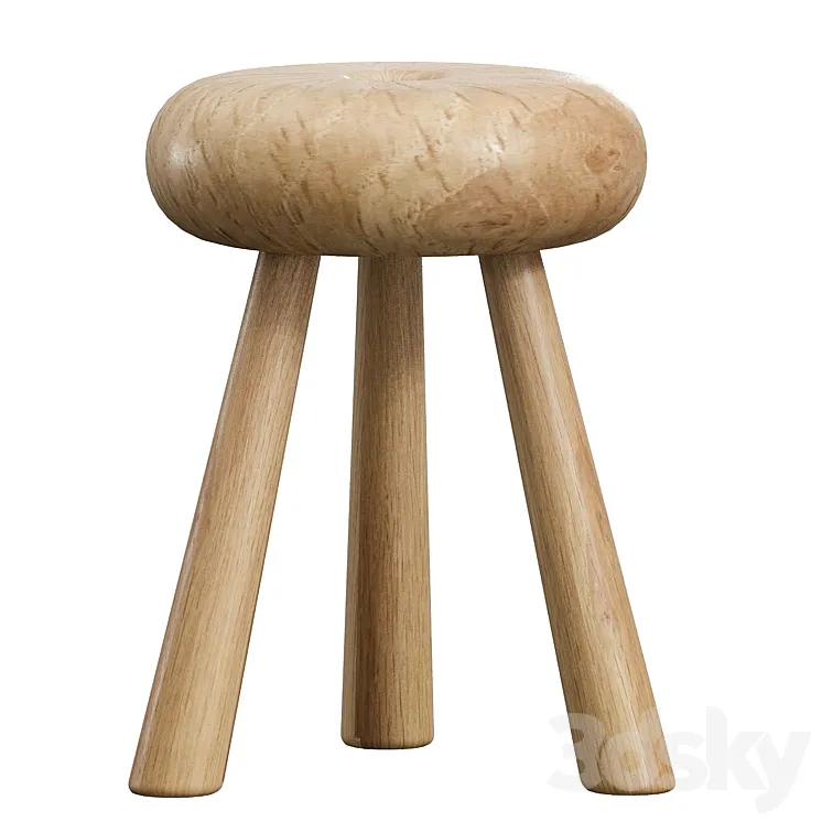 Emmanuel simon BABA TABOURET 3D Model Free