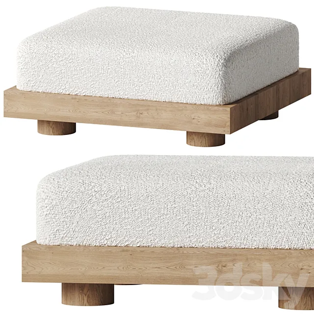 EMMANUELLE SIMON - Nomad Ottoman 3DModel