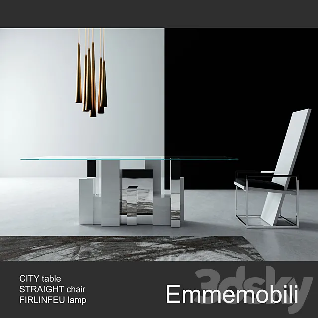 Emmemobili furniture set 3DModel