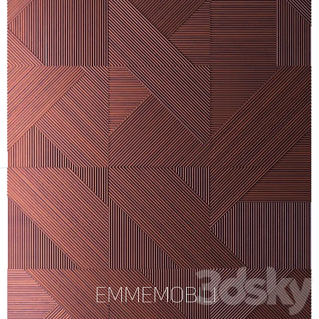 Emmemobili STRIPES BOISERIE 3D Model