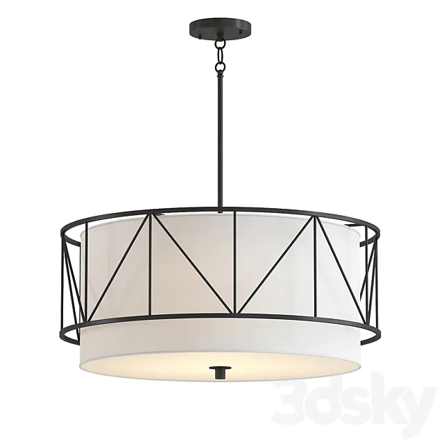 EMMY GEO DRUM CHANDELIER 3D Model
