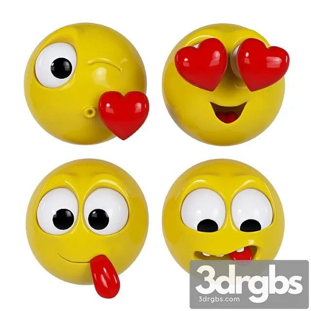 Emoji Pack 3D Model Free