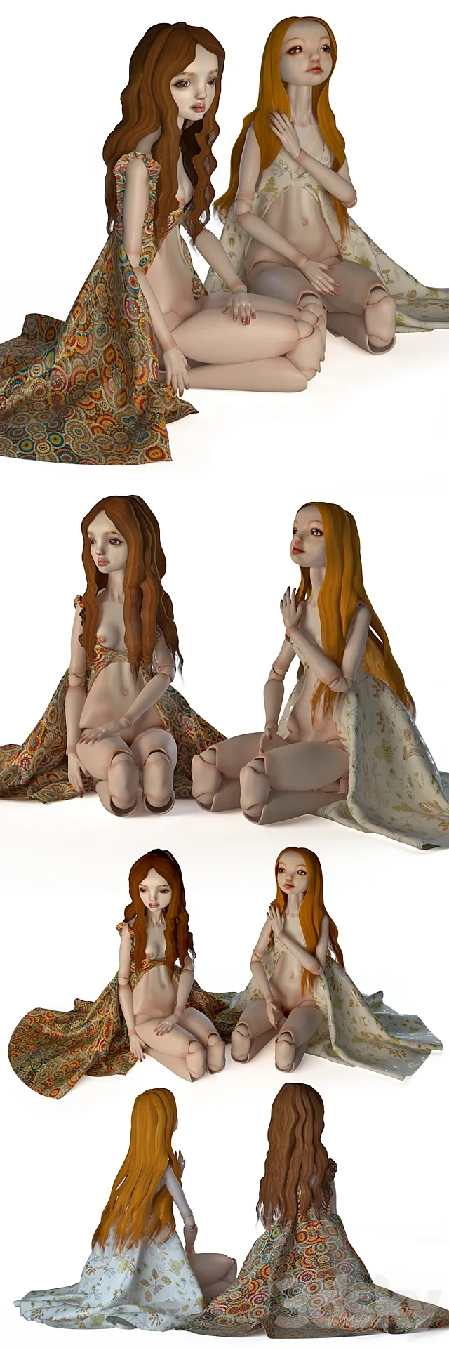 Enchanted Doll (Marina Bychkova) 3D Model