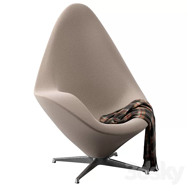Engelbrechts Plateau armchair 3D Model