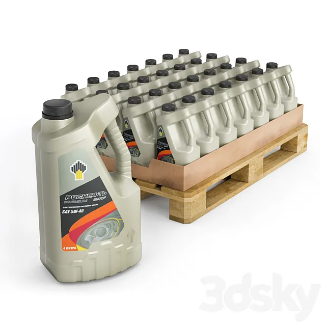 Engine oil 3D Model