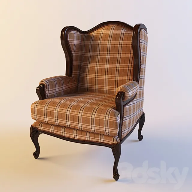 English Armchair 3DModel
