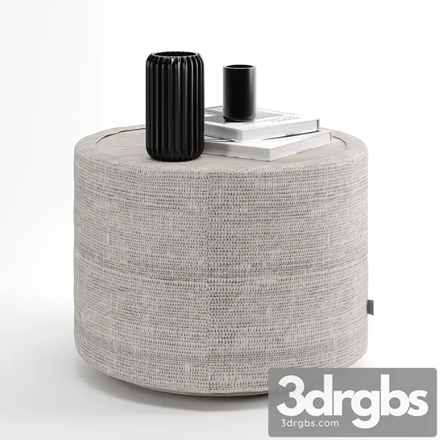 Enjoy table pouf 2 3D Model Free