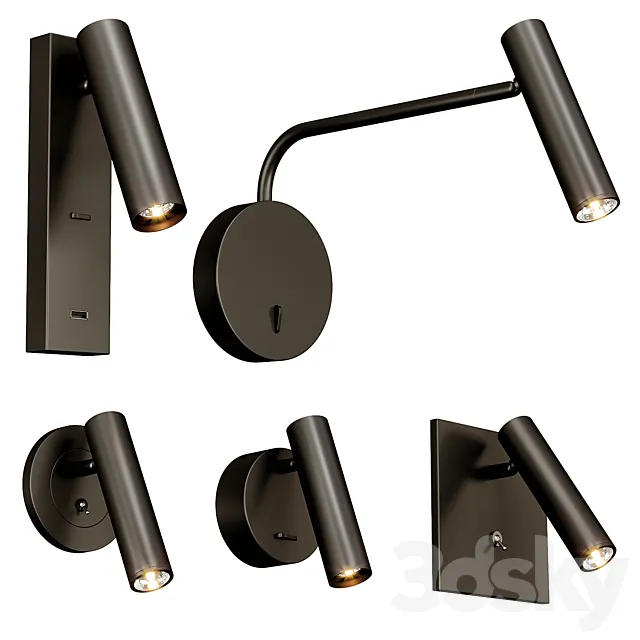 Enna Led Lamp Set 3D Model