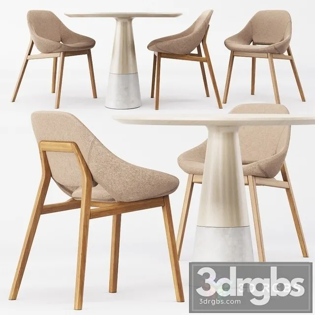 Enne Grace Chair 3D Model Free